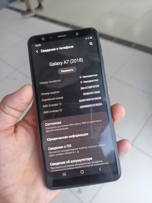 Samsung A7(2018)  500.000