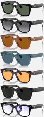 Умные очки Ray-Ban Meta Wayfarer | Headliner shiny clear, black, brown