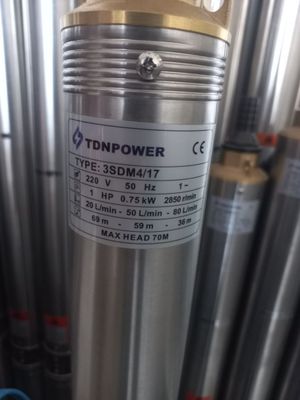 TDN Power chuqurlik nasosi 0.75kw