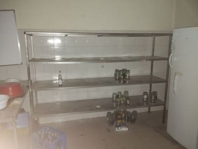 Стол и стеллаж нержавейка