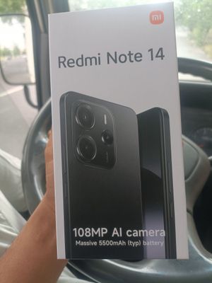 Redmi note 14 yangi garantiya 1 yil karobka dakument 256gb 108 mp