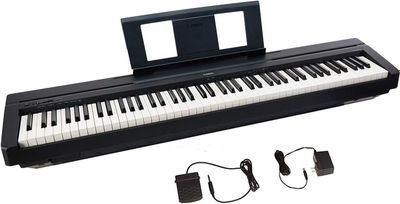 Цифровое фортепиано YAMAHA P45 + педаль сустейна (идеальное состояние)