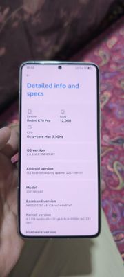 Xiaomi Redmi K70 pro oyin sevuchilar uchun ideal snapdragon8 gen3