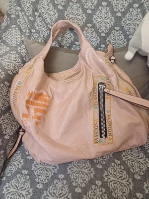 Сумка женская, персиково- розового цвета