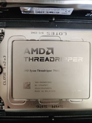 Ryzen Threadripper 7960X +ASUS Pro WS TRX50-SAGE WIFI