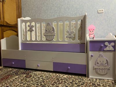 Продам детскую люльку+кроватку