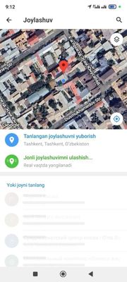 Yunusobodda uchastka sotiladi