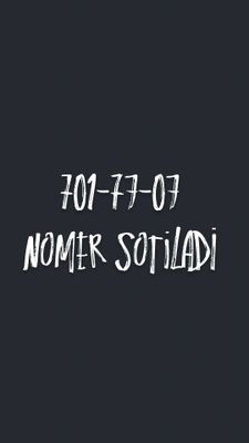 Tel nomer sotiladi sorchna