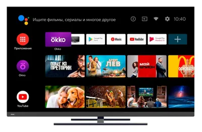 Телевизор Haier 65 AX черный [Direct LED, 4K UltraHD, Wi-Fi, Android]