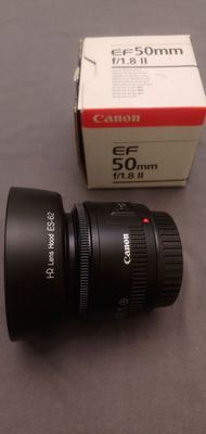 объектив Canon EF 50/1.8 II полный комплект