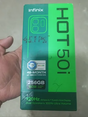 INFINIX HOT 50 i Xotra 4+4 256Rang qora.  550