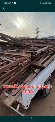 Metallom qabul qilamiz/Toshkent buylab olib ketamiz.Kelishilgan narxda