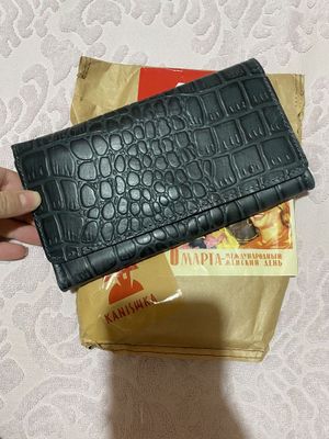 Кошелек кожанный новый
