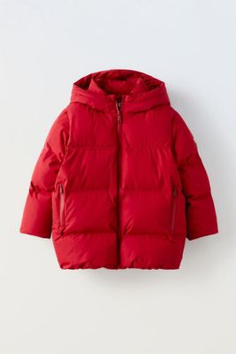 ZARA Зимний пуховик 9-10 лет