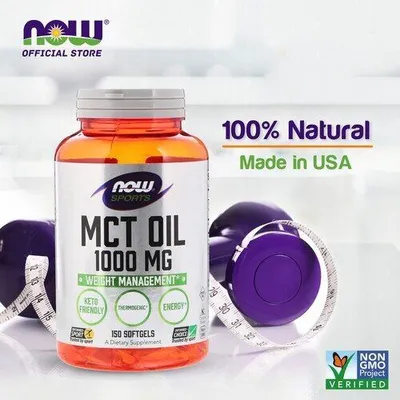 Now MCT oil 1.000 mg 150 softgels