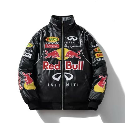 Кожаная куртка RedBull для мотоциклистов