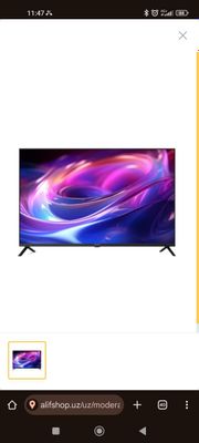 Televizor sotiladi yangi 43 tali smart