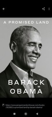 Kitob. A promised land, Barack Obama