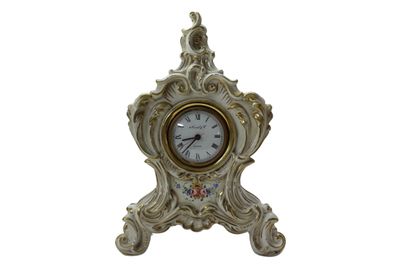 Часы в стиле Барокко из фарфора Capodimonte Италия