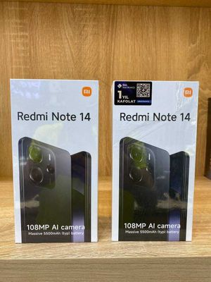 Новый REDMI NOTE 14: 6/128Gb. C годовой официальной гарантией.
