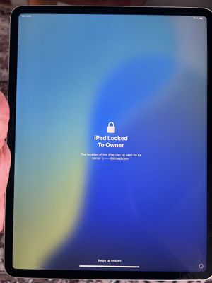 Ipad Pro 4 generation. ICLOUD. 12.9 inch