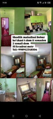 2 xonali dom sotiladi