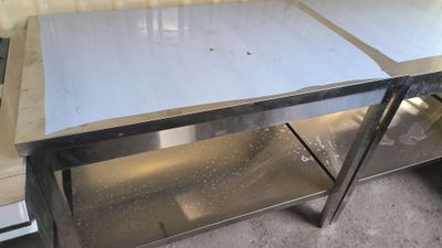 Стол нержавека лист калинлиги 0.8