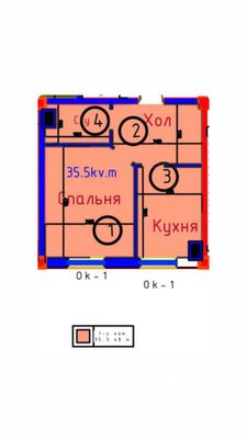 Срочно Продается 1 конм на 1 этаже - ЖК МоЙ Дом Чоштепа