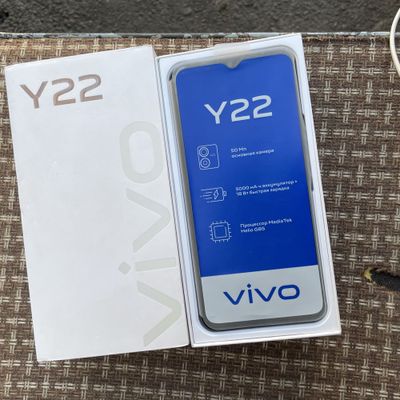 Vivo Y22 yangi hali ishlamagan xotira 4/64