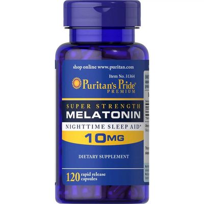 Мелатонин USA Melatonin 10 Mg, 120 Ct Puritans Pride