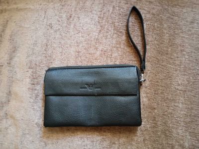 Кожаная барсетка «Armani»