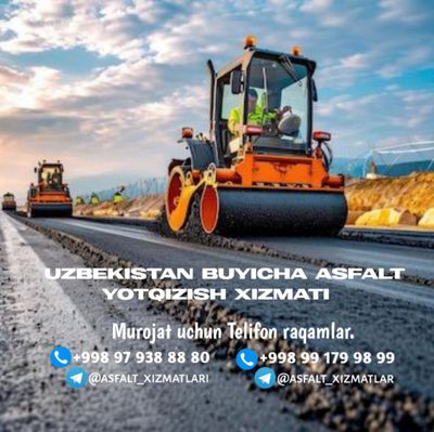 Asfalt yotqizish xizmati