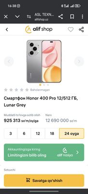 HONOR 400 pro 5 G