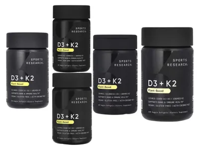 Sports Research D3 K2 Д3 К2 Витамины D3 + K2 D3+K2