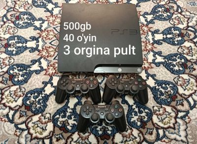 Ps3 slim 2pult 15o'yin Sony PlayStation 3 . 4