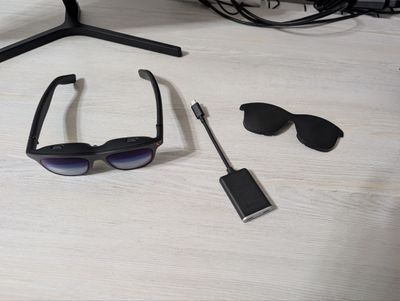 Viture Pro. 120-дюйм. OLED экран. Макс. комплект