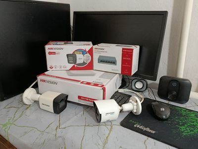 Комплект видеонаблюдения ip 4 камеры