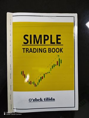 SIMPLE TRADING BOOK Узбек тилида китоб сотилади. 45000 сум