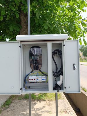 Установка зарядное устройство для Электромобилей