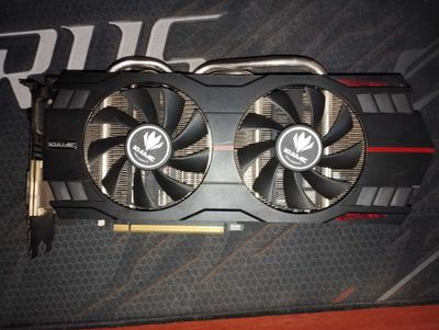 GTX 750 с кастомным охлаждением (на запчасти)