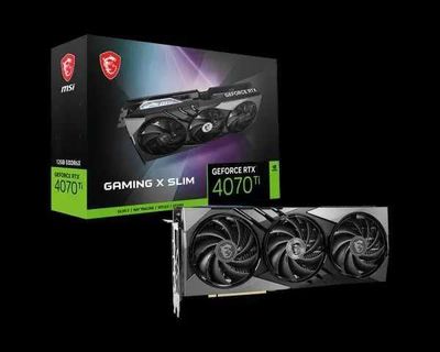 Видеокарта MSI GeForce RTX 4070 Ti GAMING X SLIM