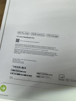 Macbook Pro 14 M4 pro 24/1Tb