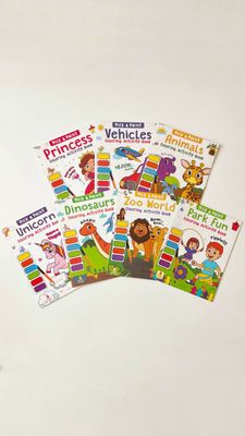 Серия пальчиковых раскрасок «Pick&paint» с красками внутри