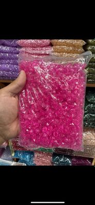 Бусина для рукоделия разноцветные разные размеры