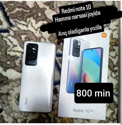 Redmi 10 hech qancha ishlatilmagan yangidek