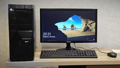 Идеалный офисный компьютер - g4400/ddr4-4gb/ 22 монитор