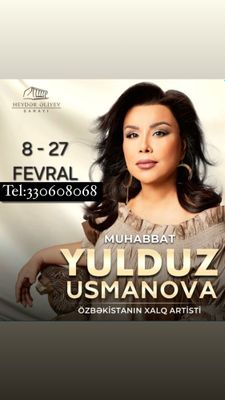 Yulduz Usmonova konsertiga biletlar bor