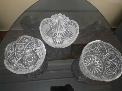Хрустальные вазы большого размера