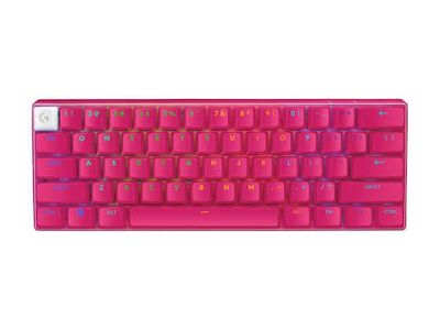 Заголовок: Клавиатура Logitech G Pro 60 — розовая, игровая