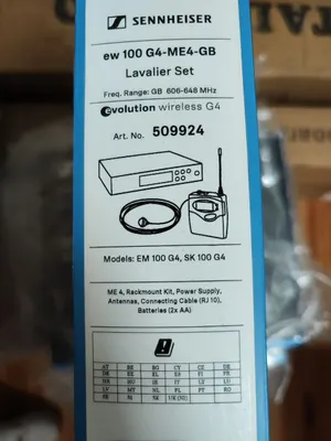 Sennheiser EW 100 G4-ME4 GB: 606